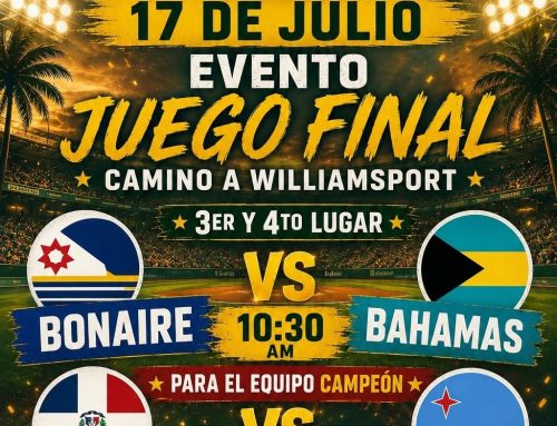 Junior League and Little League teams from Bonaire vs. Aruba