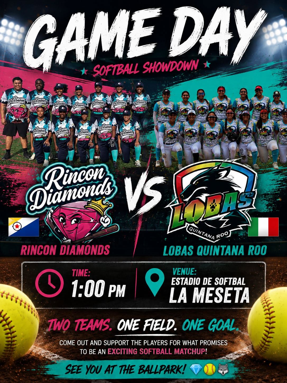 Game day – Rincon Diamonds